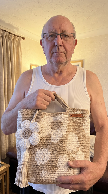 Crochet Flower Bags