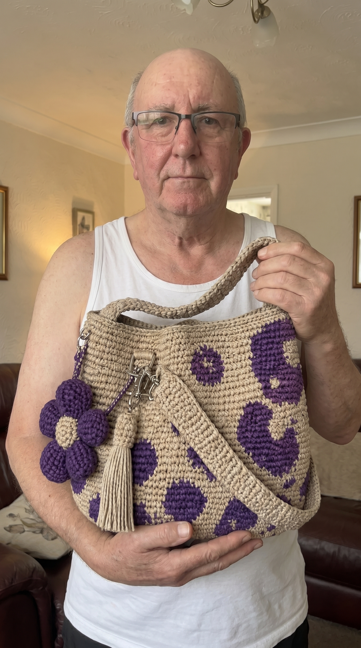 Crochet Flower Bags