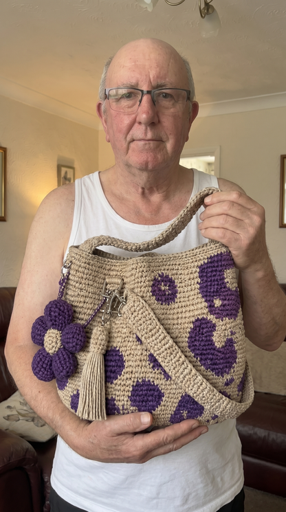 Crochet Flower Bags